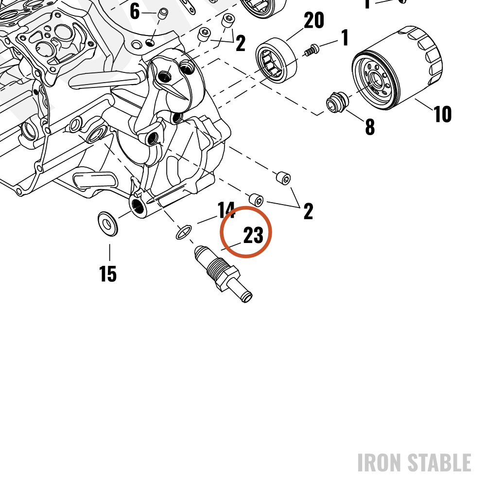 Harley-Davidson Valve, Oilpr Rgltr, Bypass