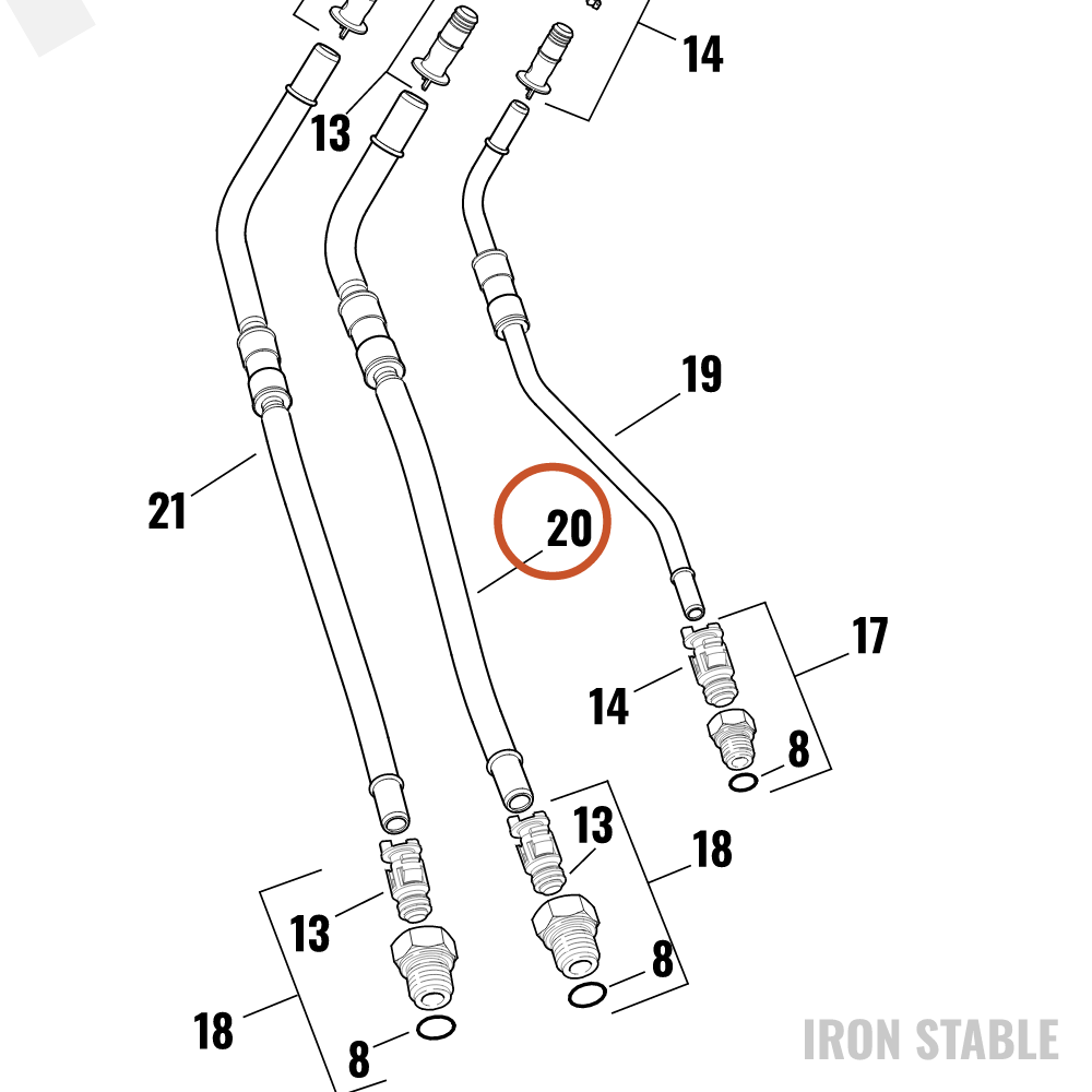 Harley-Davidson Oil Line, X