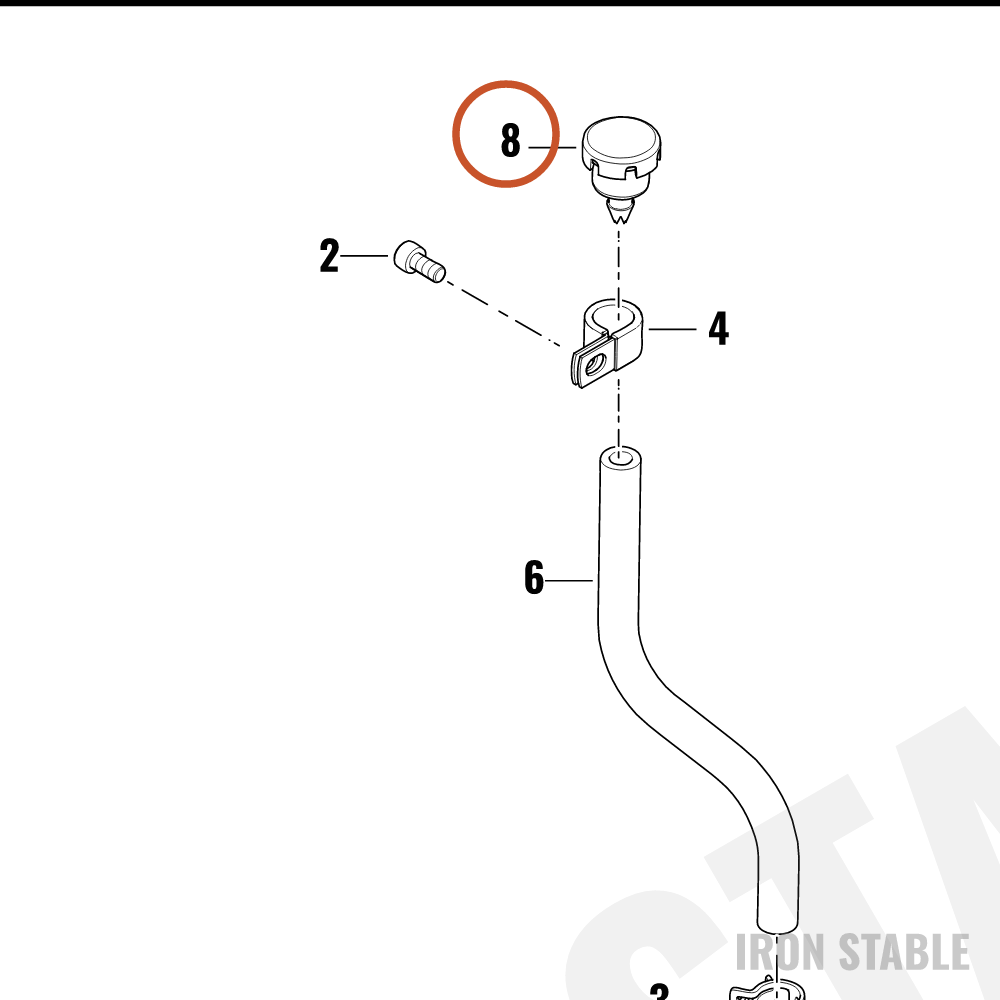 Harley-Davidson Pt Lub/Clg Misc Component, Breather