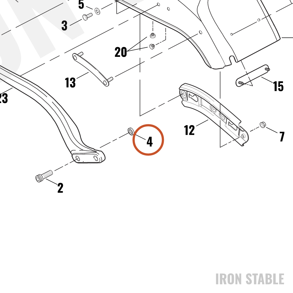 Harley-Davidson Spacer Support Cover