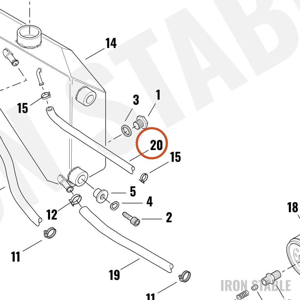 Harley-Davidson Hose, Ftk Vapor Vent, X
