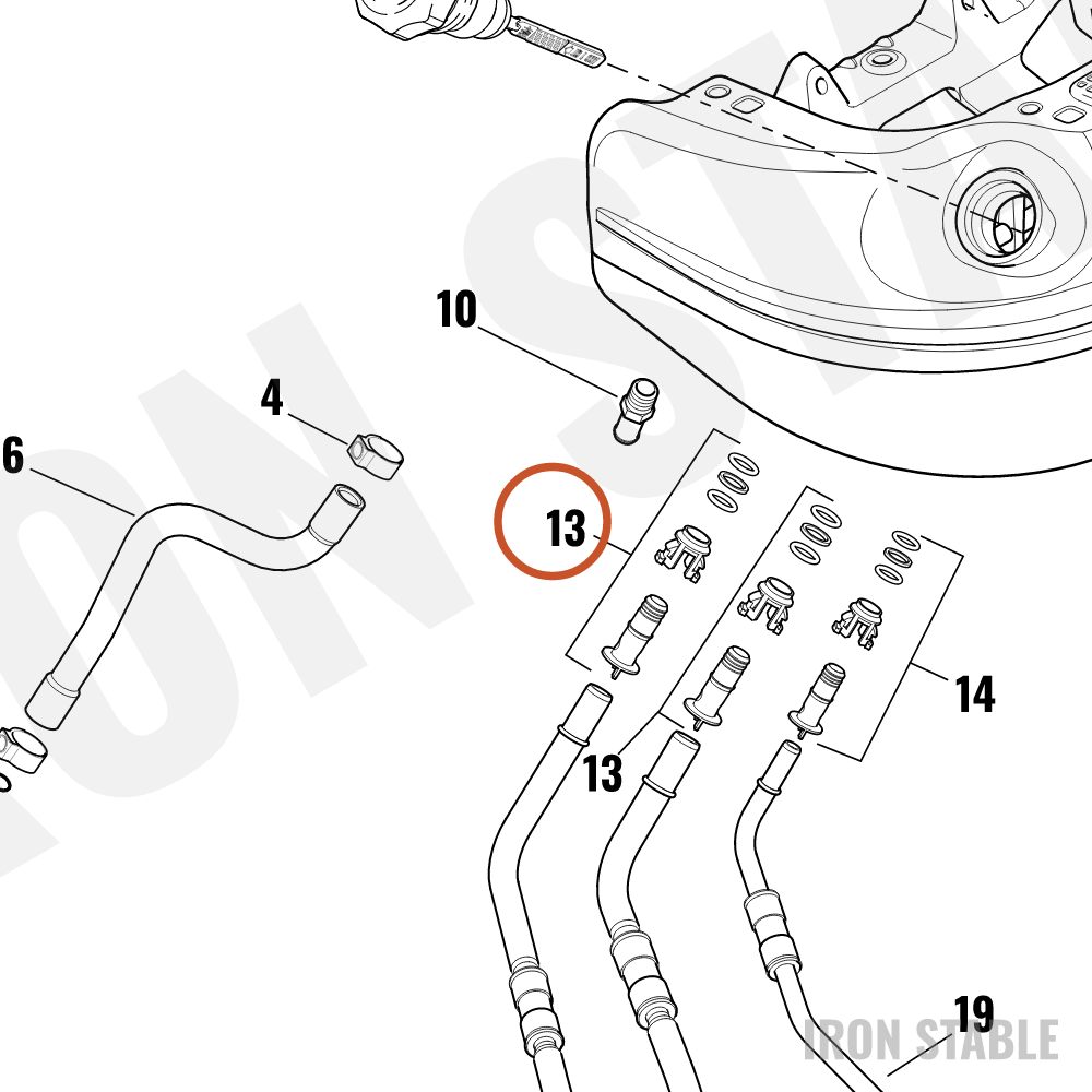 Harley-Davidson Quick Connect Stuffer Assembly