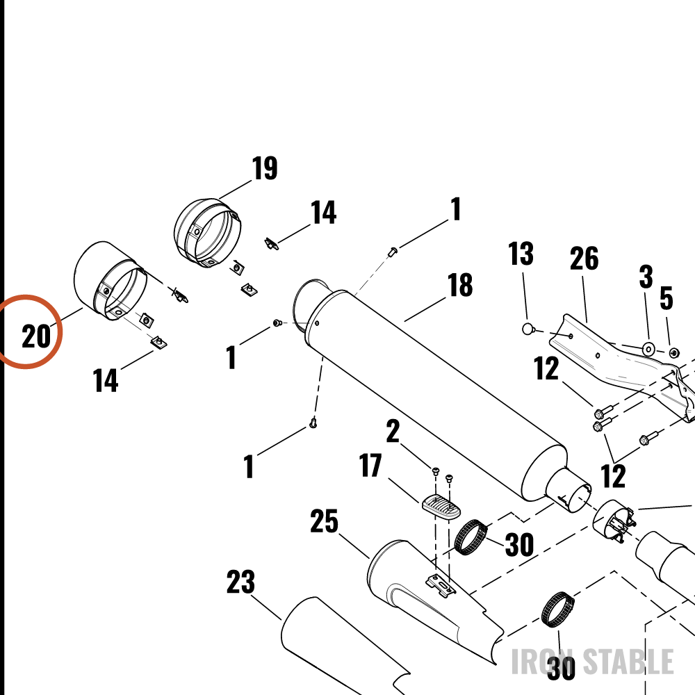 Harley-Davidson Endcap, Muf, Assembly