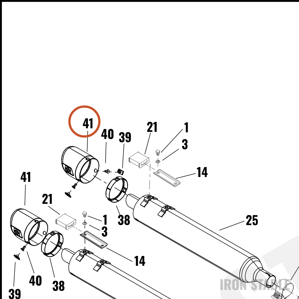 Harley-Davidson Endcap, Muf, Assembly, Chrome