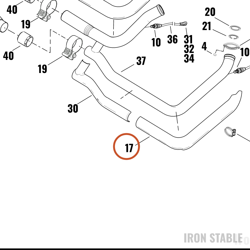 Harley-Davidson Shield Assembly, Front, Shotgun H&L, Chr