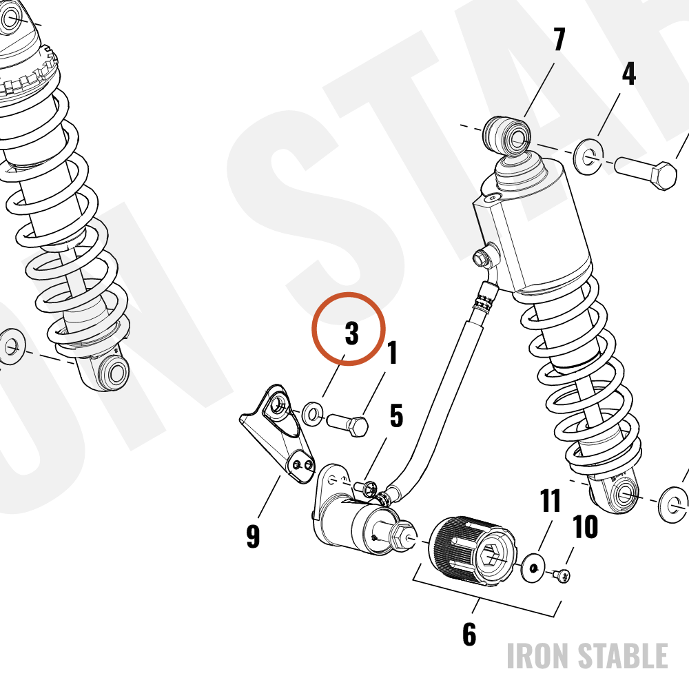 Harley-Davidson Washer Hardened