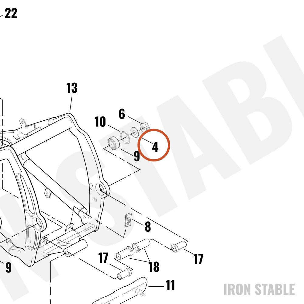 Harley-Davidson Washer Hardened