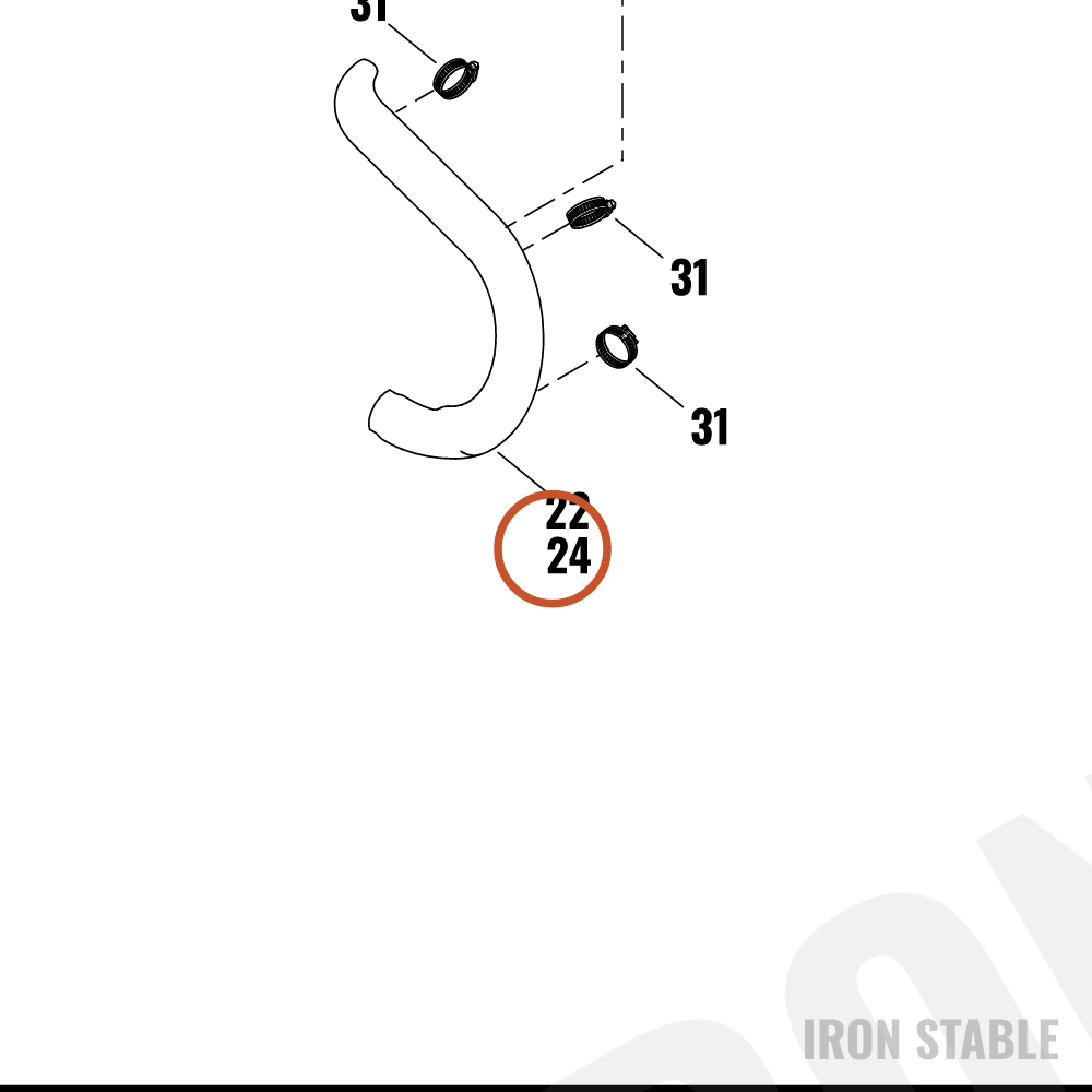 Harley-Davidson Shield, Exhaust, Assembly