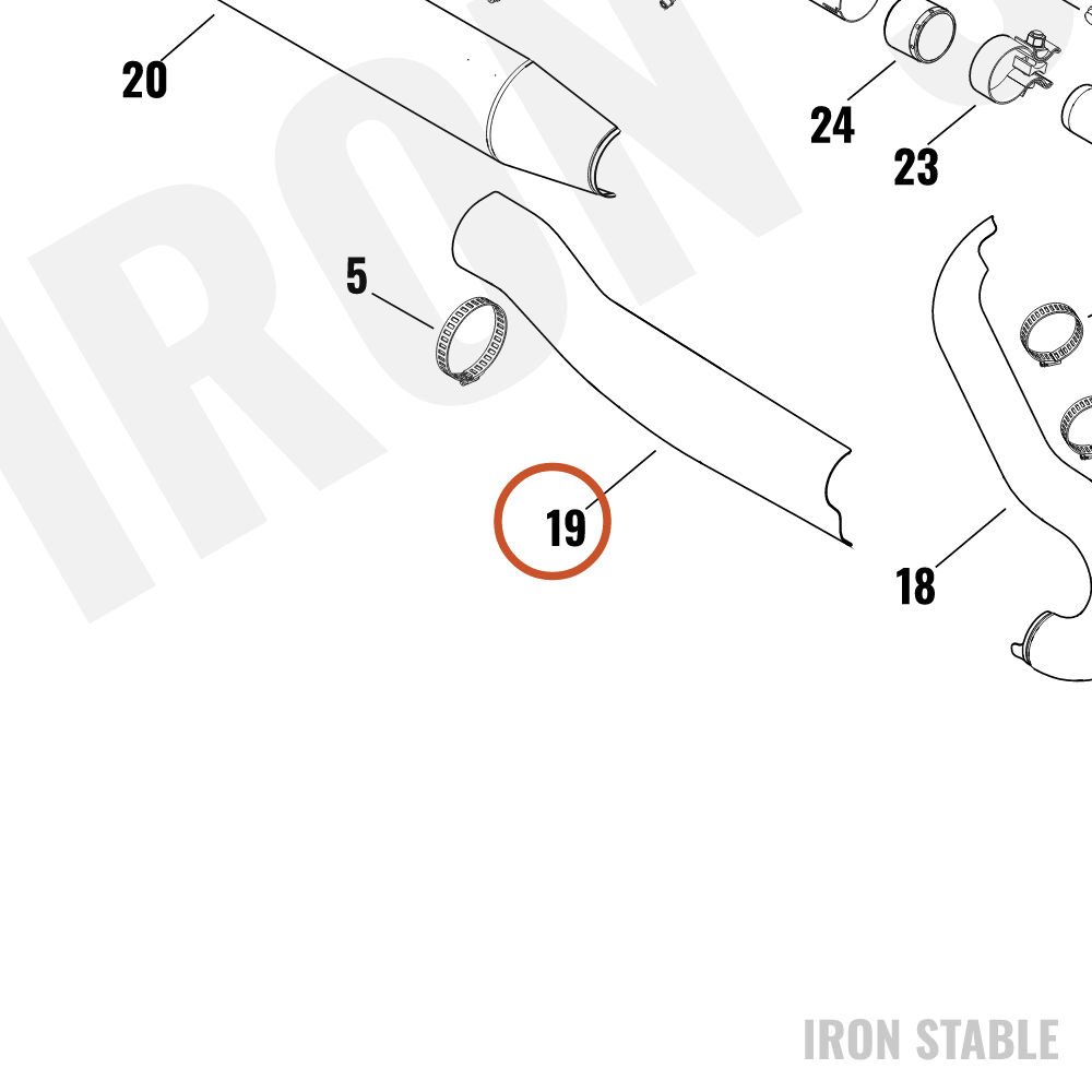 Harley-Davidson Sub-Assembly, Exhaust Shld, Mid, Chrome