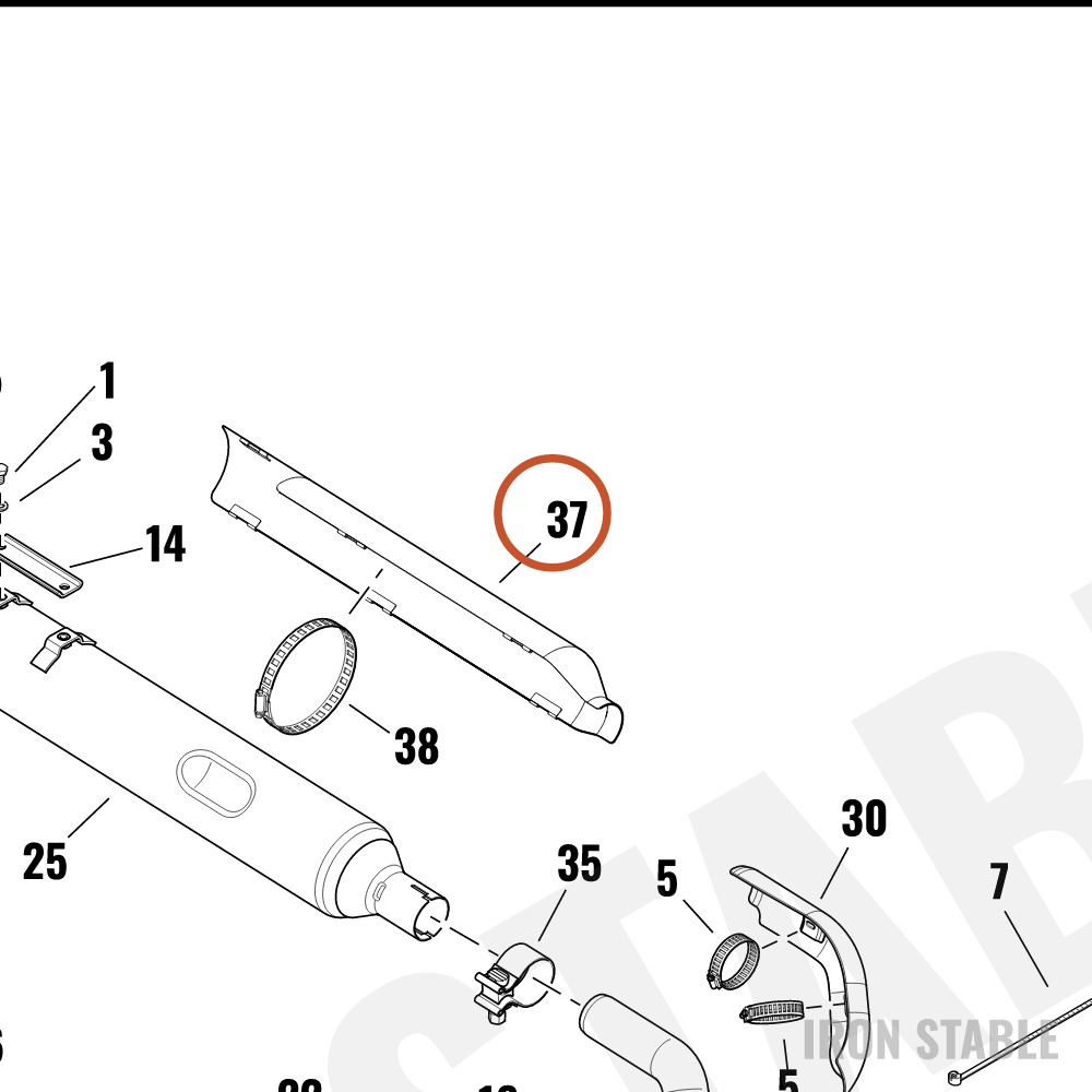 Harley-Davidson Shield, Exhaust, Muf, Lh, Blk