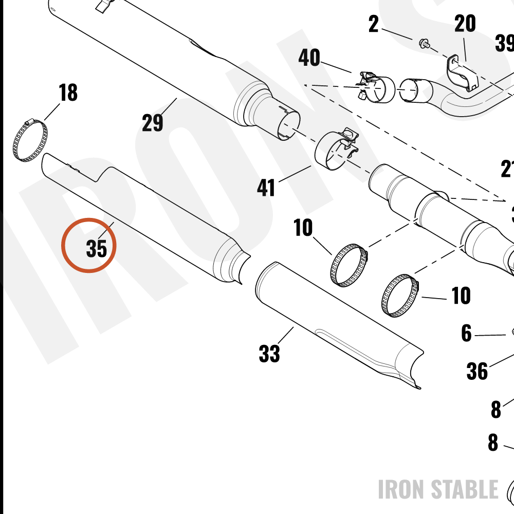 Harley-Davidson Shield, Exhaust, Muf, Rh, Sschrm