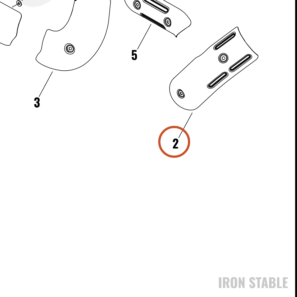 Harley-Davidson Shield, Exhaust, Fr, 131rr