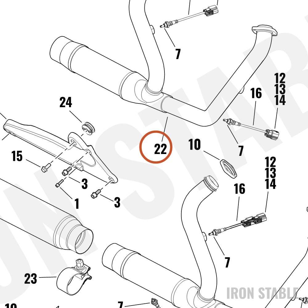 Harley-Davidson Header, Exhaust