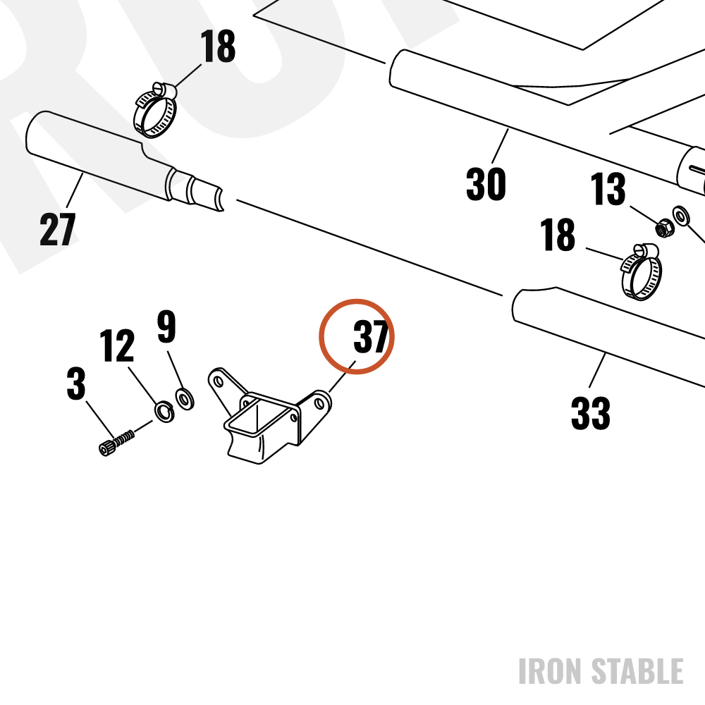 Harley-Davidson Bracket, Rh, Exhaust Mnt