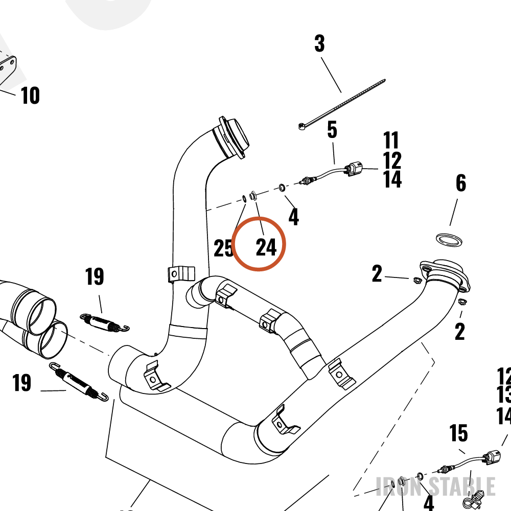 Harley-Davidson Hdr Sub-Component, 02 Sensor Adapte