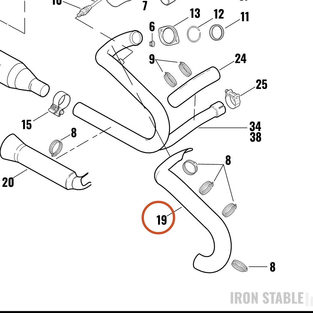 Harley-Davidson Exhaust-Shield Assembly, Rr Pipe/Satin C