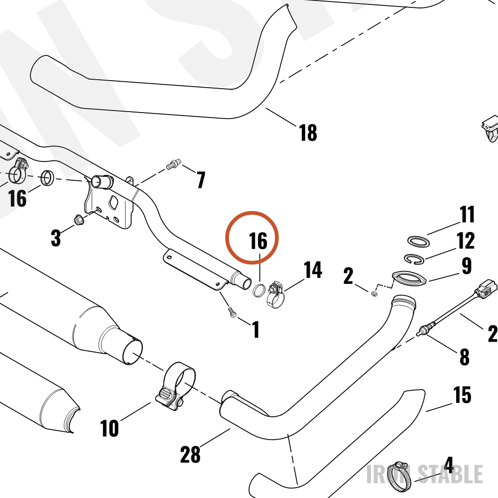 Harley-Davidson Gasket, Exhaust Interconnect