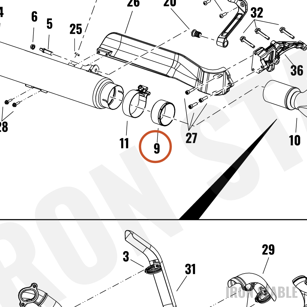Harley-Davidson Gasket, Exhaust, 3.5