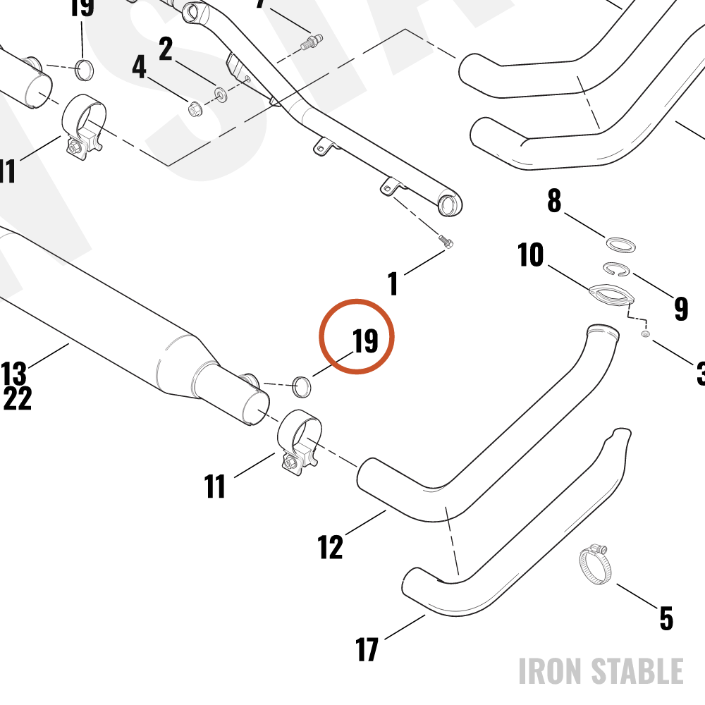 Harley-Davidson Gasket, Exhaust Interconnect