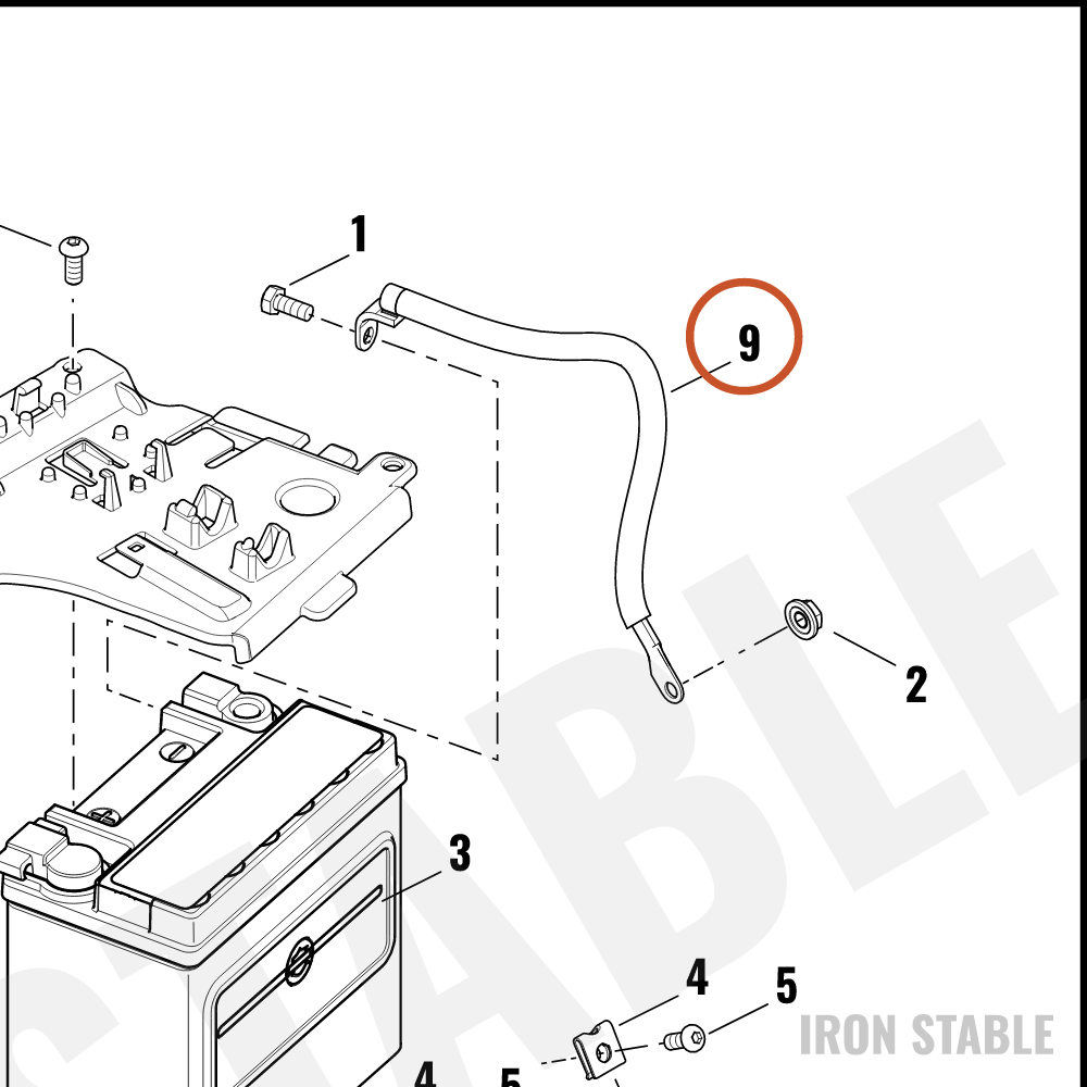 Harley-Davidson Cable Assembly, Ground