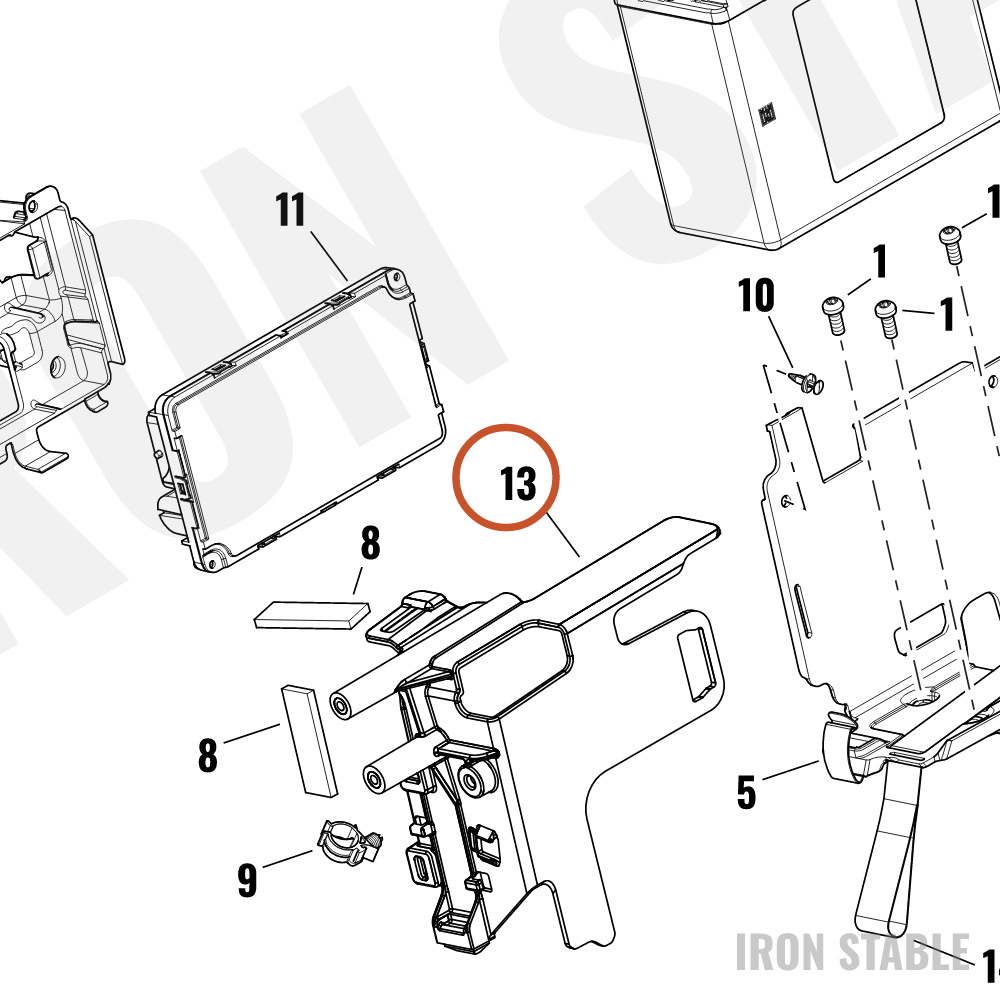 Harley-Davidson Strap, Bat, Batt Strap Rigid Bol
