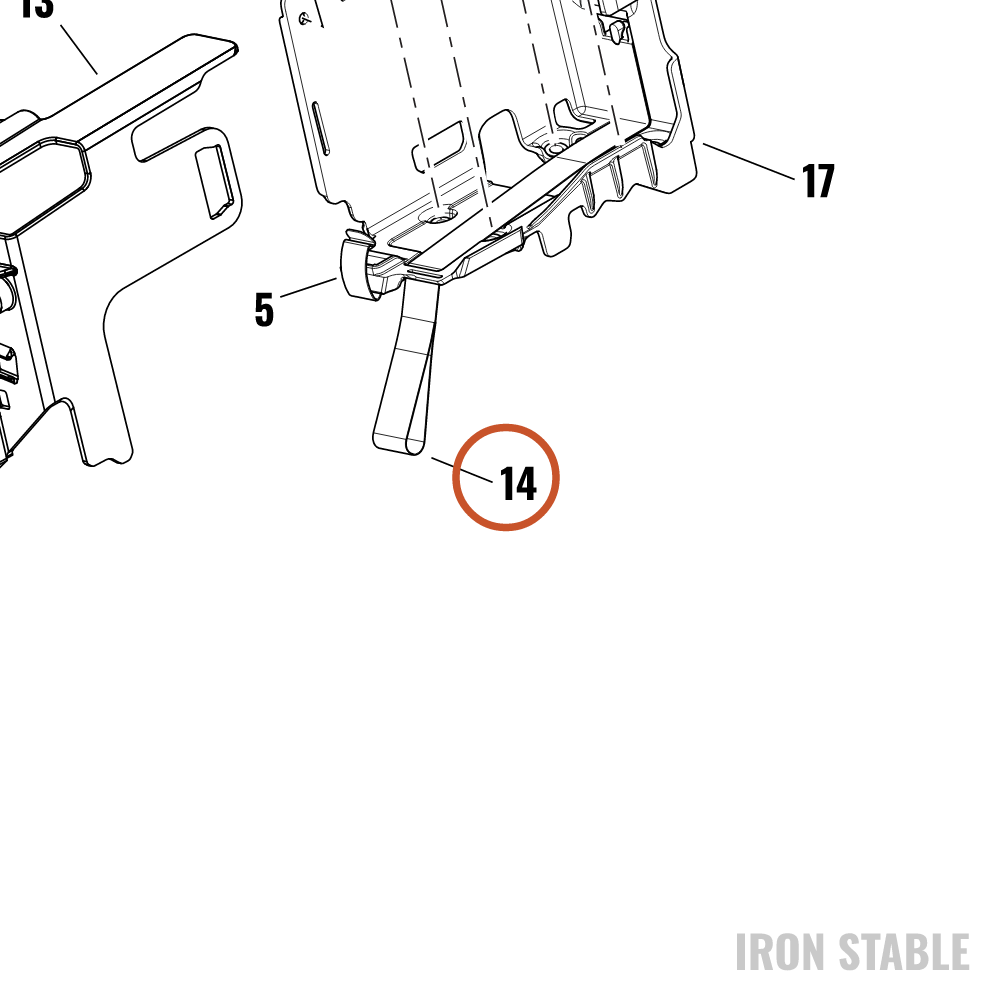 Harley-Davidson Strap, Bat, Removal