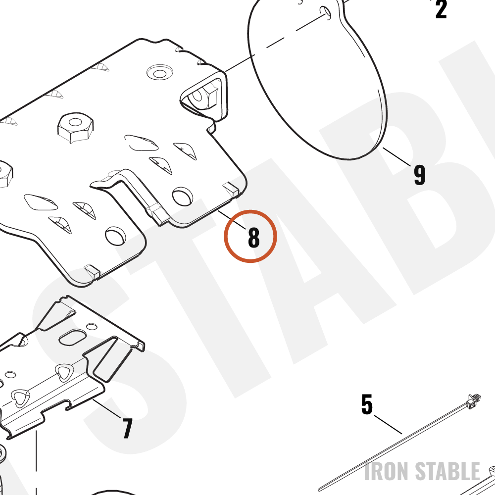 Harley-Davidson Battery Tray