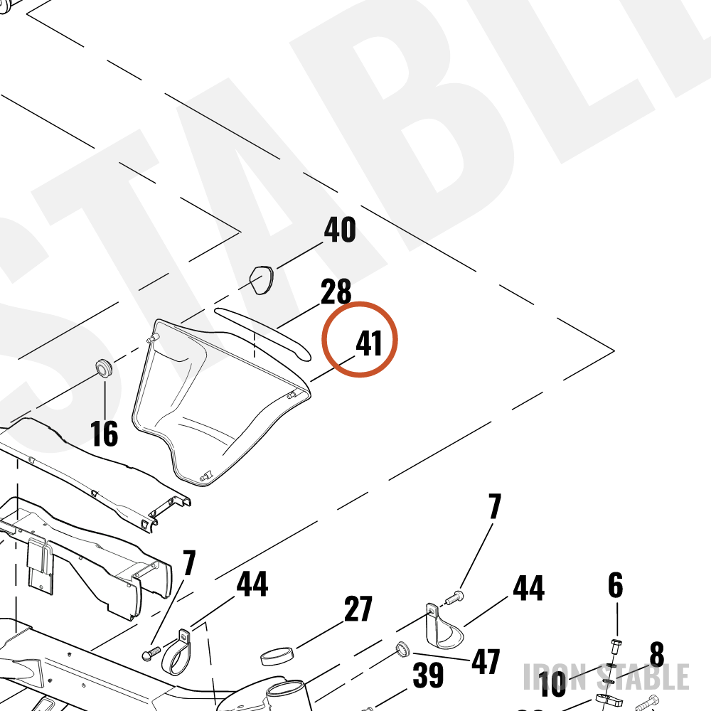 Harley-Davidson Sidecover Assembly, Lh