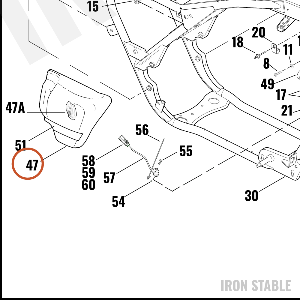 Harley-Davidson Sidecover Assembly, Rh