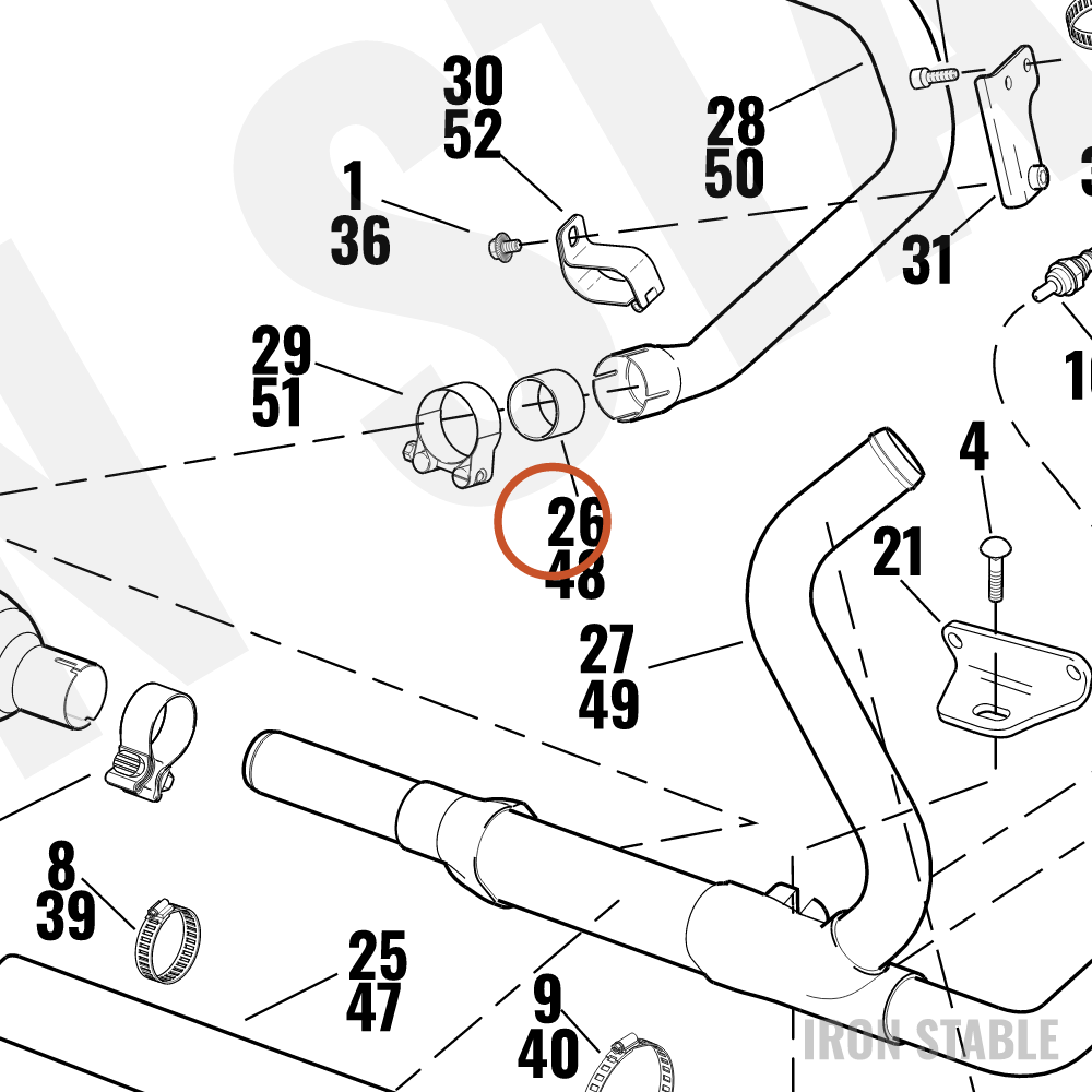 Harley-Davidson Gasket, Clamp