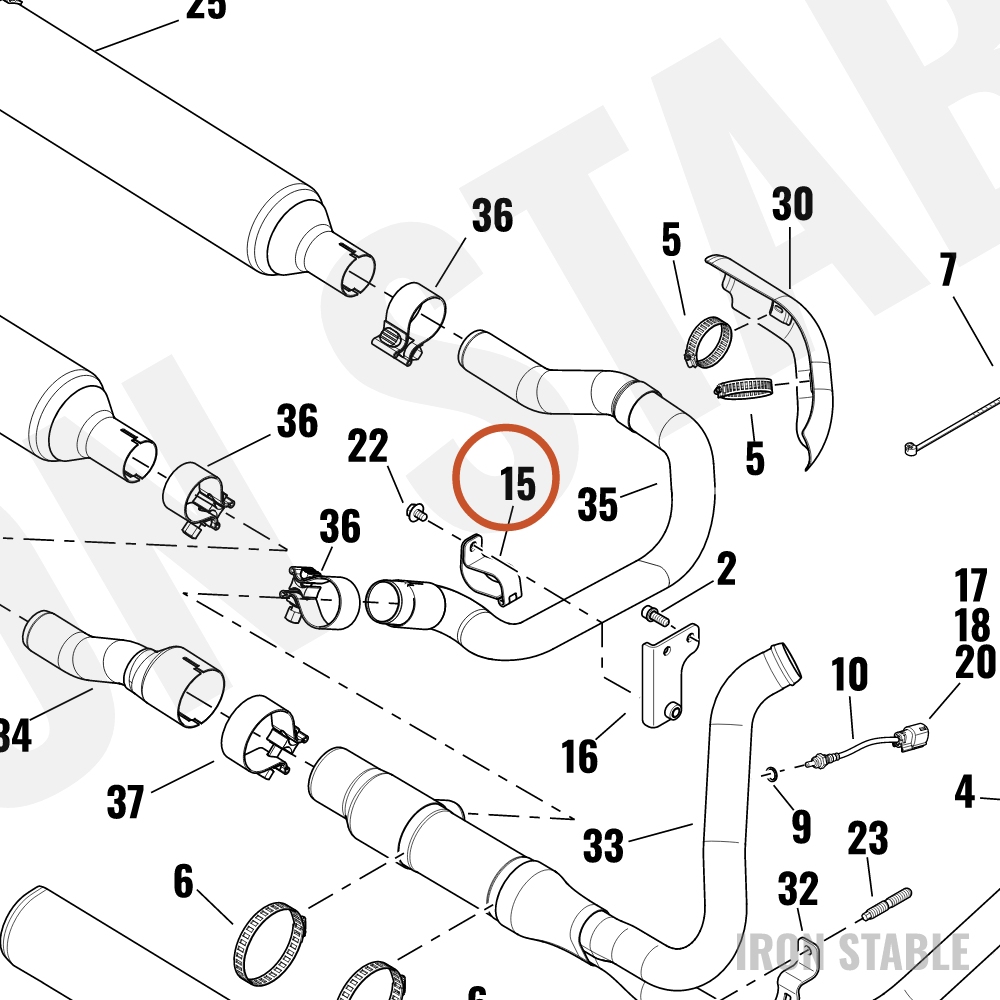Harley-Davidson Mount, Muf, Hinged