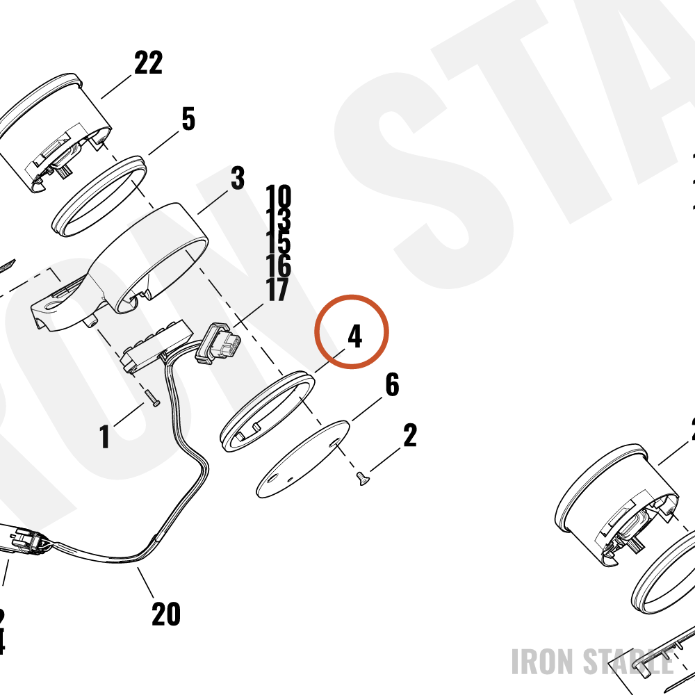 Harley-Davidson Seal, Rdl Shft, X