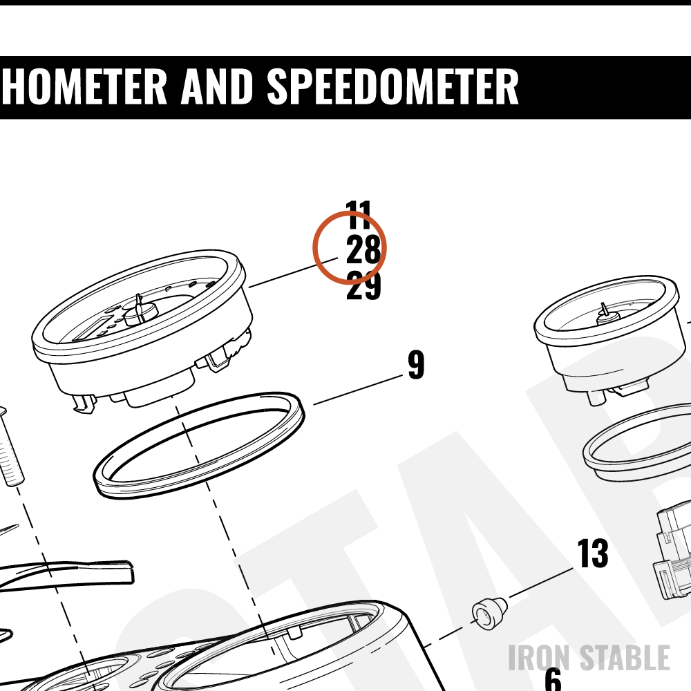 Harley-Davidson Speedo, Kph