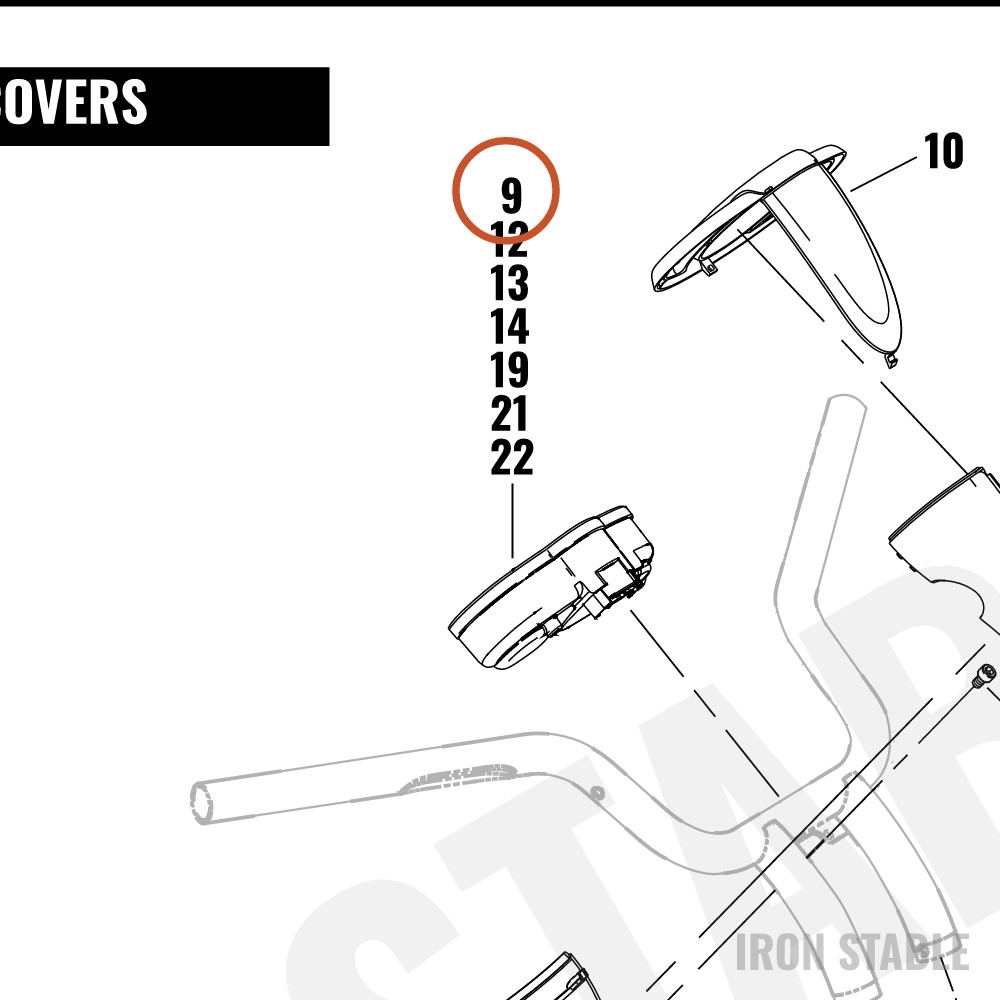 Harley-Davidson Instr Cluster, Mph