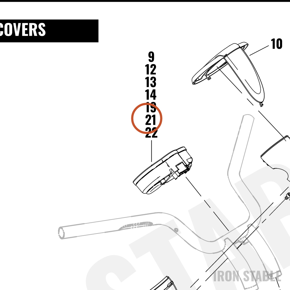 Harley-Davidson Instr Cluster, Kph