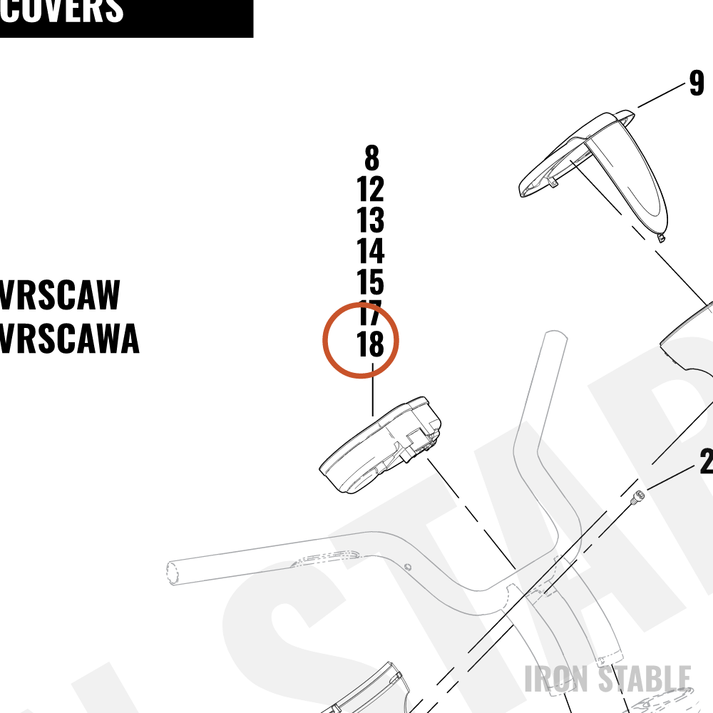 Harley-Davidson Instr Cluster, Dual