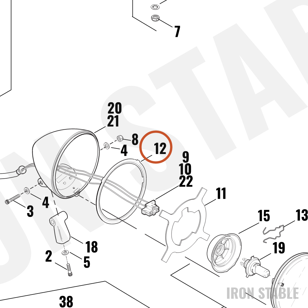 Harley-Davidson Retainer Ring
