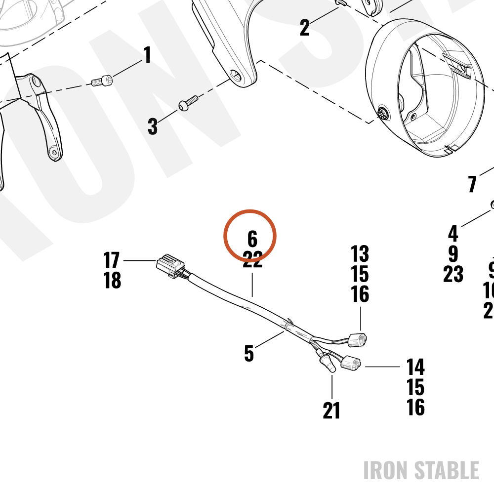 Harley-Davidson Jumper, Headlight Dom
