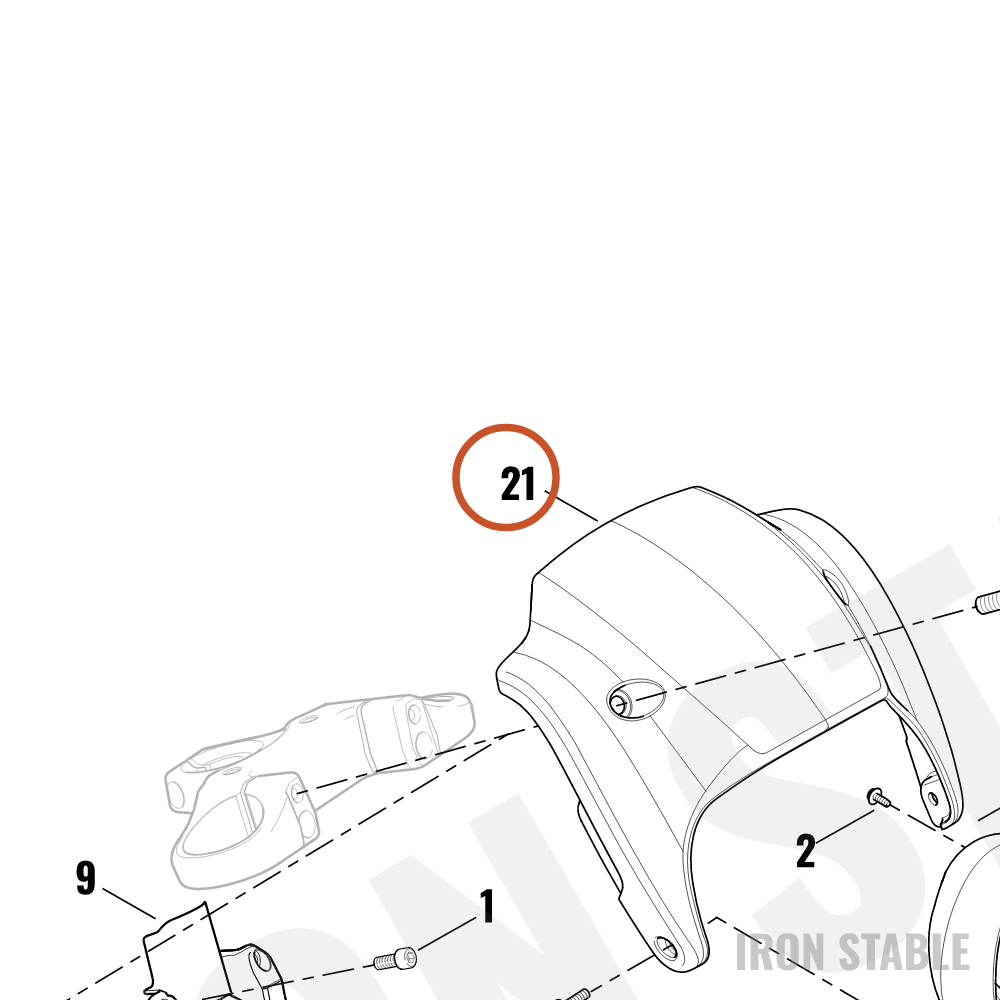 Harley-Davidson Bracket, Hdlite