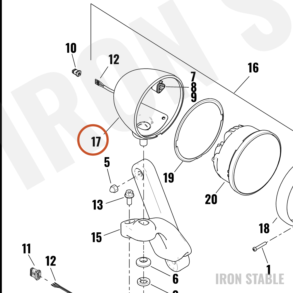 Harley-Davidson Housing, Hdlite(Po)