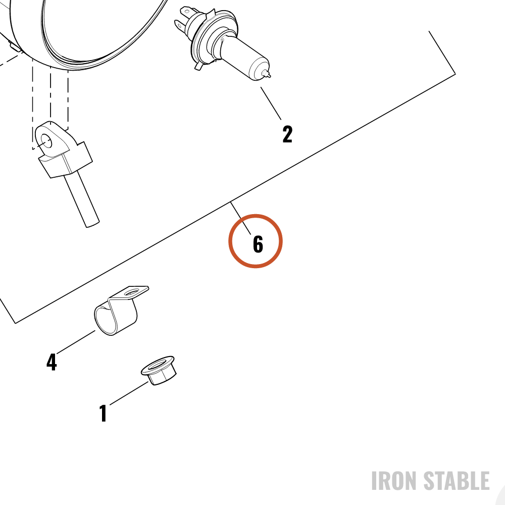 Harley-Davidson Headlight Assembly