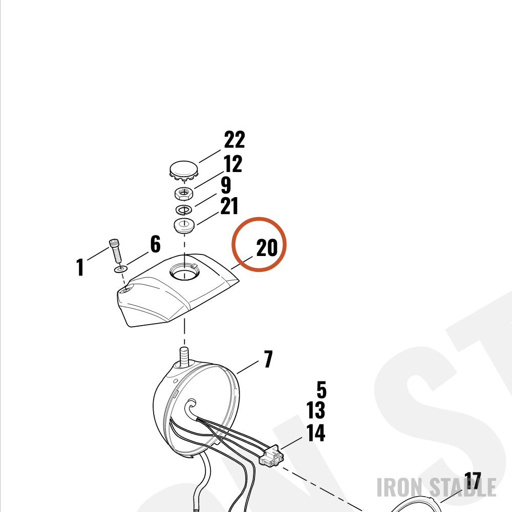 Harley-Davidson Bracket, Hdlt Sprt, X