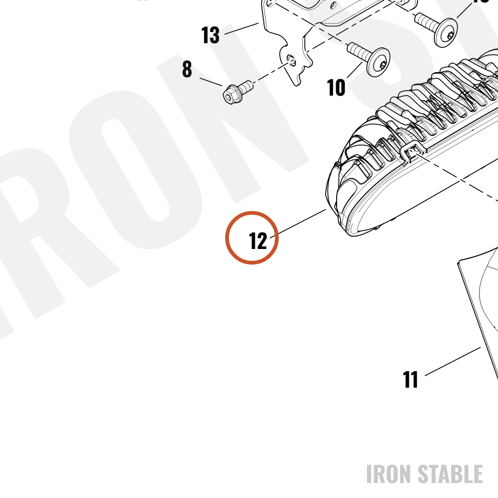 Harley-Davidson Headlight, Led D-Lens Bar