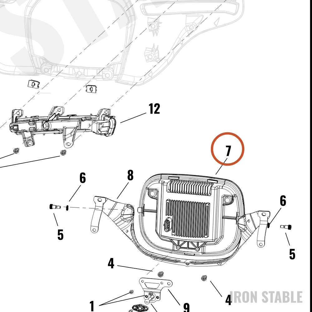 Harley-Davidson Sub-Assembly, Hdlt, Led, Omega Pos, Wo