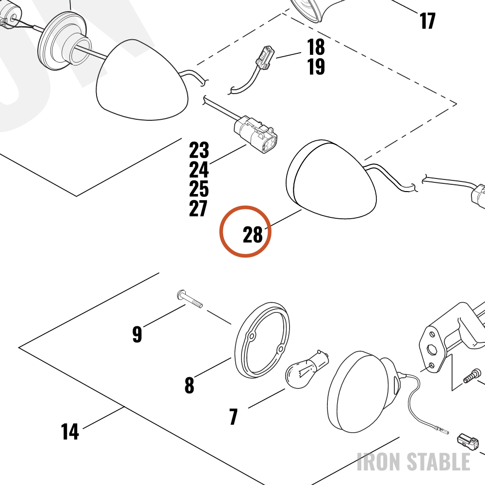 Harley-Davidson Turnsignal, Hdi