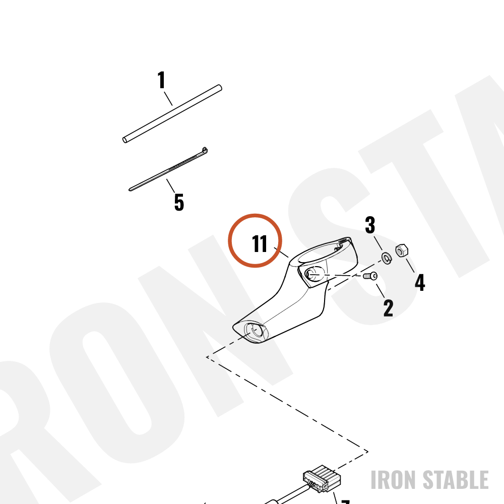 Harley-Davidson Bracket, Rh-Turnsignal