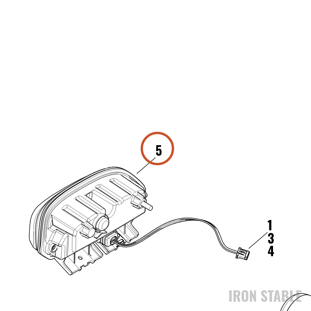 Harley-Davidson Taillight, Stop Light Assembly