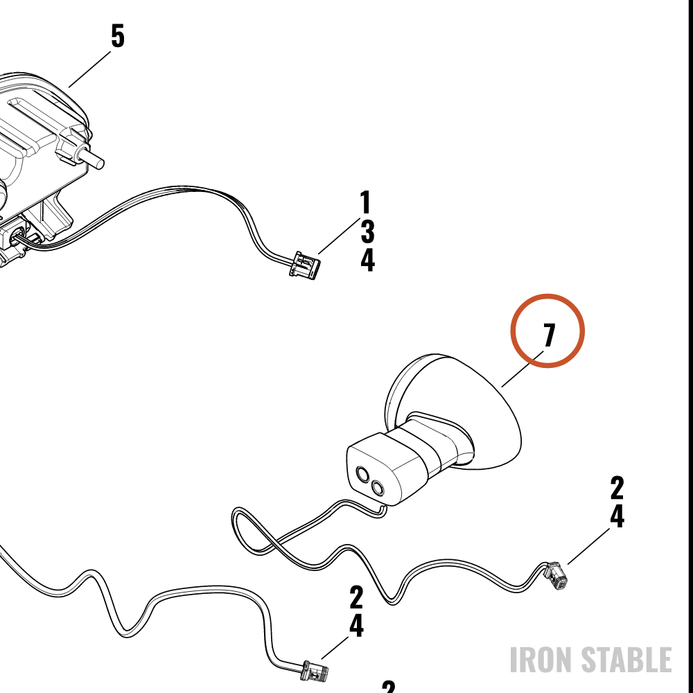 Harley-Davidson Turnsignal, Assembly, Lh/Rr