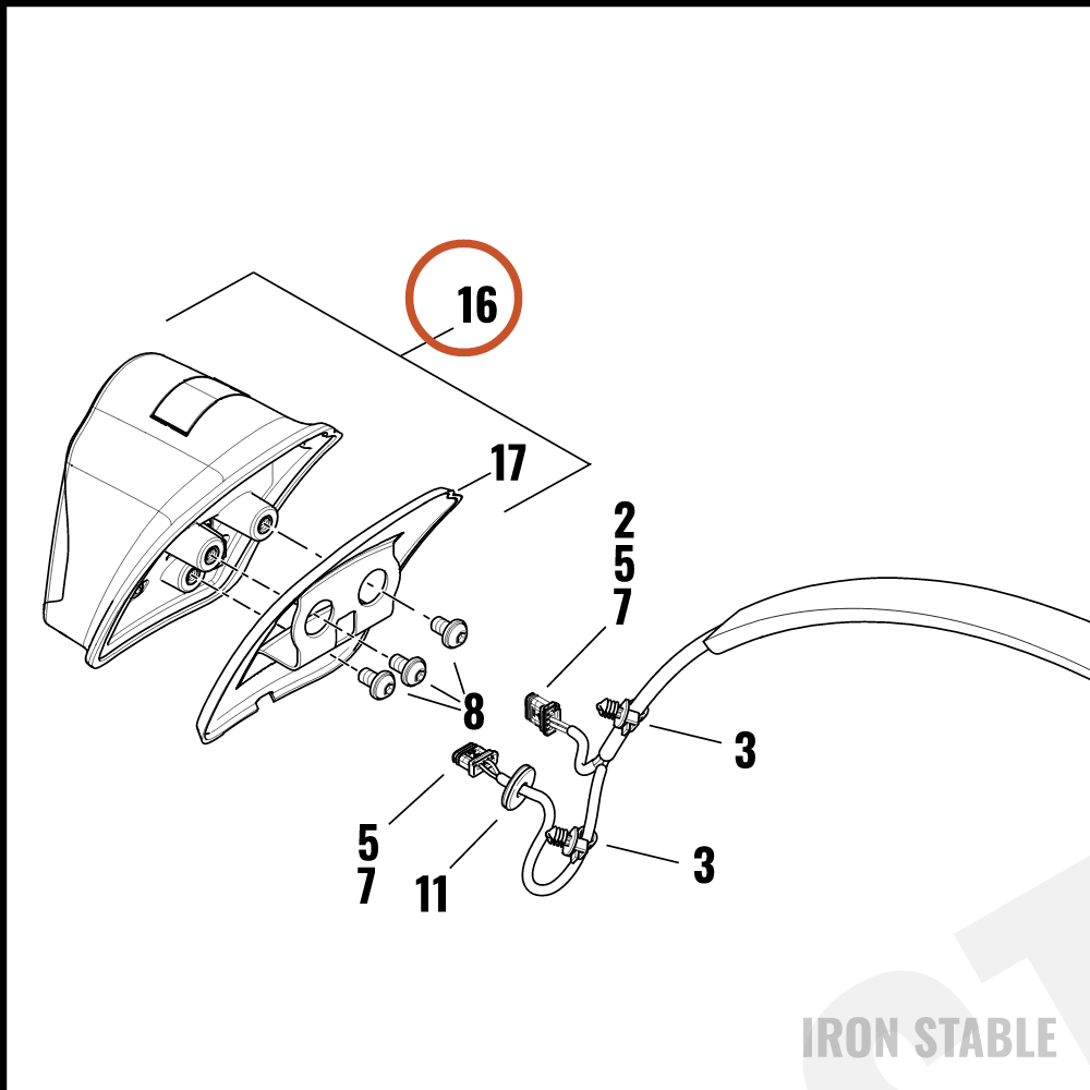 Harley-Davidson Turnsignal, Assembly, Led, Tombst