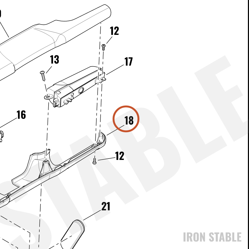Harley-Davidson Housing, Tl, Rr Ts, Lower
